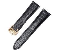 SLCHJX Alligator Geuthesine Leather Watch Strap pour réservoir en solo London Calibo Leather Watch Band Men and Women 16 mm 18 mm 20mm 22 mm