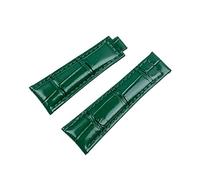 SLCHJX Band de montée en cuir à lambe de vache de vache de 20 mm Italien adaptée à Strap Daytona Submariner Deepsea GMT Oysterflex Belt