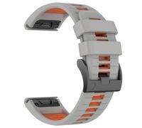 SLCHJX Band de montre 26 mm pour Fenix 7x Pro / 7x / 6x / 6x Pro / 5x / 5x plus / 3 / Fenix 3 h, 26 mm Suine de silicone à ajustement rapide