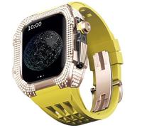 SLCHJX Band de montre en caoutchouc Titanium lunette , pour 8/7 45 mm Watch Accessory Remplacement Titanium Luxury Case avec outil