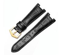 SLCHJX Band de montre en cuir authentique pour 5711 5712g Nautilus Montre des hommes et des femmes Notch spécial 25 mm * Broche de montre 12 mm