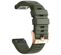 SLCHJX Band de surveillance de 20 mm pour FENIX 5S Plus 6S Pro Fenix7s MK2S INSTINC 2S Silicone REGARDER LETTRE EASYFIT STRAP DE TRAVAIL