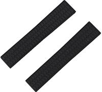 SLCHJX Bande de surveillance de 18 mm, 19 mm pour bracelet Patek pour Philippe Belt Ladies Aquanaut 5067A 491Ptk RABER WATLL BAND, Bracelet noir, 18mm with buckle