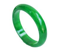 SLCHJX Bracelet de jadéite Bijoux pour femmes bracelet jadéite vert naturel (54-56 mm)