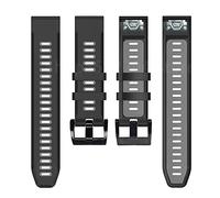 SLCHJX Bracelet de montre 26 22 mm pour montre Fenix 5 5X 3 3HR 6 6X Forerunner 945 935 à libération rapide en silicone souple facile à installer, 22mm Forerunner 935