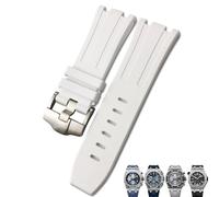 SLCHJX Bracelet de montre en résine naturelle fluor 28 mm pour bracelet de montre Audemars Royal Oak Piguet Offshore pour bracelet de montre AP, 30mm