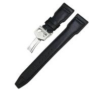 SLCHJX Bracelet de montre épais en cuir de vachette véritable 20 mm 21 mm 22 mm pour IWC Big Pilot Spitfire Top Gun IW5009 IW3777 Rivets en cuir de vache Outil de bracelet de montre, 20 mm