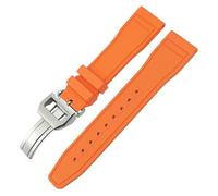 SLCHJX Bracelet de montre FKM en caoutchouc naturel pour IWC Big Pilot Portofino Top Gun 20 mm, 21 mm, 22 mm, 20 mm