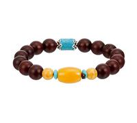 SLCHJX Bracelet de Perles Redwood Bodhi Bracelets de Perles Bracelets de Perles de prière bouddhistes Bracelet et Bracelets Femmes Hommes Bijoux de Mode Bracelets artisanaux Faits à la Main