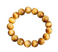 SLCHJX Bracelet de richesse du feng shui bracelet de tigre naturel Reiki Crystal Stret Stretch Bracelet Chakra Meditation Talisman Paix Prospertity Cinabar (Taille: 10 mm)