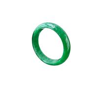 SLCHJX Bracelet en jade vert empereur vert Old Pit Yang Bracelet plein de jade vert (56-57 mm), 56-57mm, A