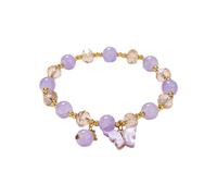 SLCHJX Bracelet en perles de verre, Imitation Jade papillon, nouveauté 2024, T2n720