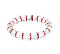 SLCHJX Bracelet en pierre naturelle Bracelet Colorful Rinaste Perles transparentes Bracelets & Bangles Couple Yoga