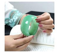 SLCHJX Bracelet Jade Accessoires pour femmes Bracelet jade vert (56-58 mm)