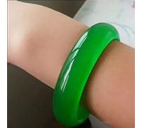 SLCHJX Bracelet pour femmes, bracelet de jade, bracelet vert jade, bracelet jade naturel avec boîte,