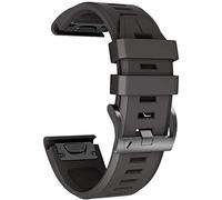 SLCHJX Broche de bande de montre en silicone en cuir pour Fenix 5 / 5x plus 6 / 6x Pro Fenix 7x 7 Bracelet intelligent 22 26 mm Quick EasyFit