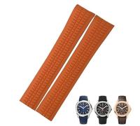 SLCHJX Broche en métal en caoutchouc Broche de montre 21 mm ajustement pour Patek 5167a 5167r Aquanaut Philippe PP Bracelets étanches marron