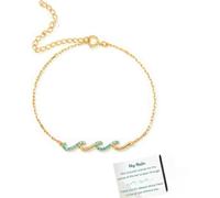 SLCHJX Cadeaux d'amis de femmes Bracelet Ocean Beach Vave de l'océan Bohemian Bracelet Friendship Cadeaux pour les meilleurs amis