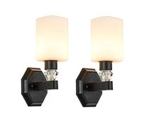 SLCHJX Cylindre postmoderne Lampe Murale en Verre brossé Bronze Mall Éclairage Mural, Salon Light décoratif de Chevet, escaliers Condition Mur ÉCLAIR