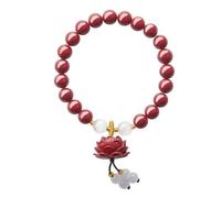 SLCHJX Feng Shui Pixiu Cinnabar Bracelet pour hommes et femmes Lucky Red Corde Amulet 2025 Good Luck Charm Spiritual Gift Cinabar pour les hommes et les femmes Énergie positive Amulet