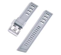 SLCHJX Fluororubber FKM Bracelet de montre étanche à dégagement rapide 20 mm 22 mm pour chaque marque de montres de plongée, 22mm