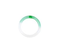 SLCHJX Glace Sotte de mince bande ronde Bracelet de jonds en jingle vert flottant Bracelet en or jade (60 mm) (60 mm)