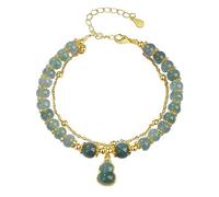 SLCHJX Guofeng Temperament Jade Fulu Bracelet Femelle Gourde Hand