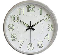 SLCHJX Horloge Murale de Jardin extérieur 12 Pouces Grand rthermomètre Corloges de Jardin extérieures Décoration intérieure étanche