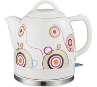 SLCHJX Ketles Electric Kettle Ceramic, 1,2 litres à thé sans Fil, arrêt Automatique et Protection à ébullition, 1200W Rapide (Couleur: Rose) présente