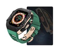SLCHJX Kit de modification Case de montre en fibre de carbone , pour Ultra 9 8 7 6 5 4 SE Kit de lunette en métal , pour 49 mm 45 mm 44 mm