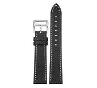 SLCHJX Le bracelet de montre en cuir véritable convient aux bracelets de montre de 18/20/22 mm en cuir de vachette souple et confortable, 20 mm
