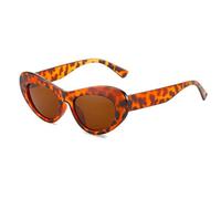 SLCHJX Lunettes de soleil ovales pour homme et femme avec protection UV, Fleur haricot