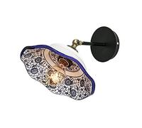 SLCHJX Mur mural lumineux antique chambre à coucher mur en céramique