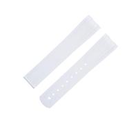 SLCHJX NOUVELLE FKM FKM FLUOR CASSIQUE CURVE CURVE POUR OMEGA STRAP POUR SEAMASTER 300 PLANGE BANDE DE BOUCLE DE BOUCLE DE PLACE EN EAVEMENT