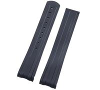 SLCHJX NOUVELLE FKM FKM FLUOR CASSIQUE CURVE CURVE POUR OMEGA STRAP POUR SEAMASTER 300 PLANGE BANDE DE BOUCLE DE BOUCLE DE PLACE EN EAVEMENT