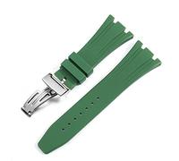 SLCHJX Pour AP Royal Oak Offshore 15400/15202/15703 bracelet de montre en caoutchouc et silicone pour hommes 27 mm 28 mm, 27mm