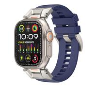 SLCHJX Pour bande 49 mm 46 mm 45 mm 44 mm 42 mm FluorUbber Watchbands 10e sangle FKM imperméable