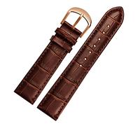 SLCHJX Pour Brand Watch Bracelet Woman Watchbands Bands de montre en cuir authentique 10 12 14 16 18 20 Bands de montre multicolores de 22 mm