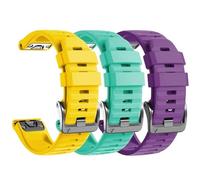 SLCHJX Pour Fenix 8x Band 26 mm Bands de montre pour FENIX 6X PRO/FENIX 5X / FENIX 5X Plus/FENIX 7X / FENIX 3 / HR/TACTIX/DESCENT MK1 / D2 DELTA PX / D2 CHARLIE 3PCS