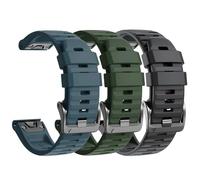 SLCHJX Pour Fenix 8x Band 26 mm Bands de montre pour FENIX 6X PRO/FENIX 5X / FENIX 5X Plus/FENIX 7X / FENIX 3 / HR/TACTIX/DESCENT MK1 / D2 DELTA PX / D2 CHARLIE 3PCS