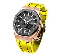 SLCHJX Pour GA2100HC-4A Metal Watch Base Watch Band 316 Kit d'accessoires modifiés en acier inoxydable