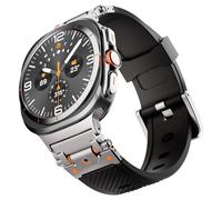 SLCHJX Pour Galaxy Watch 7 Ultra FluorUbber Watchbands pour Galaxy Watch Ultra Strap 47 mm Accessoires Sport Bracelet