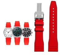 SLCHJX Pour IWC Fluoro Rubber Watch Strap Release rapide pilote AMG Petronas F1 Équipe Bracelet sportif imperméable Bracelet Watch 20mm 21 mm 22 mm