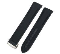 SLCHJX Pour Omega Seamaster 300 Planet Ocean AT150 STRAP DE MONTRE 21 mm 22 mm Tissu bleu rouge Bleu Tissu haute densité Nylon Watch Bands