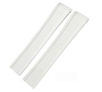 SLCHJX Pour Patek Aquanaut Philippe bracelet 5164A 5167A noir bleu caoutchouc souple extrémité incurvée Bracelets 21mm Bracelets de montre