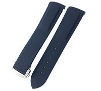 SLCHJX Silicone en caoutchouc Silicone Watch Band pour Omega Seamaster GMT Diver 300 Speedmaster Hamilton 19 mm 20 mm 21 mm 22 mm Sobrave de montre