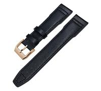 SLCHJX Véritable bande de montre en cuir pour IWC Mark XVIII Le Petit Prince Pilot's Watch 20mm 21 mm 22 mm Sobrave de vache (couleur: argent blanc brun, taille: 20 mm)