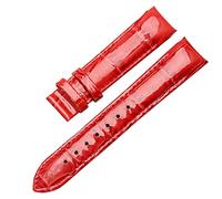 SLCHJX Véritable bande de montre en cuir pour tissot T035 / T035210A Femmes de bracelet courbe Bracelet de mode 18 mm