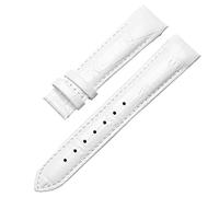 SLCHJX Véritable bande de montre en cuir pour tissot T035 / T035210A Femmes de bracelet courbe Bracelet de mode 18 mm