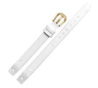 SLCHJX Vérités de montres en cuir en cuir pour f ossil es4340 ES4119 ES4000 STRACTS WORK avec vis 8 mm rouge noir blancbracelet